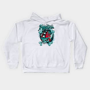 Green Ride Loose Kids Hoodie